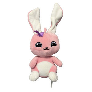 Animal Jam Pink Bunny Rabbit Plushie Stuffed Animal Adorable Kids No Code Incl